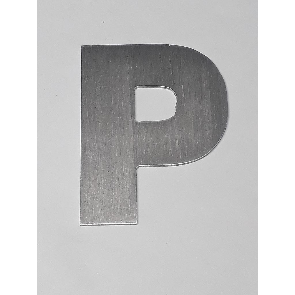 Art.1189/710-5 Letra 150 mm aluminio con laca
