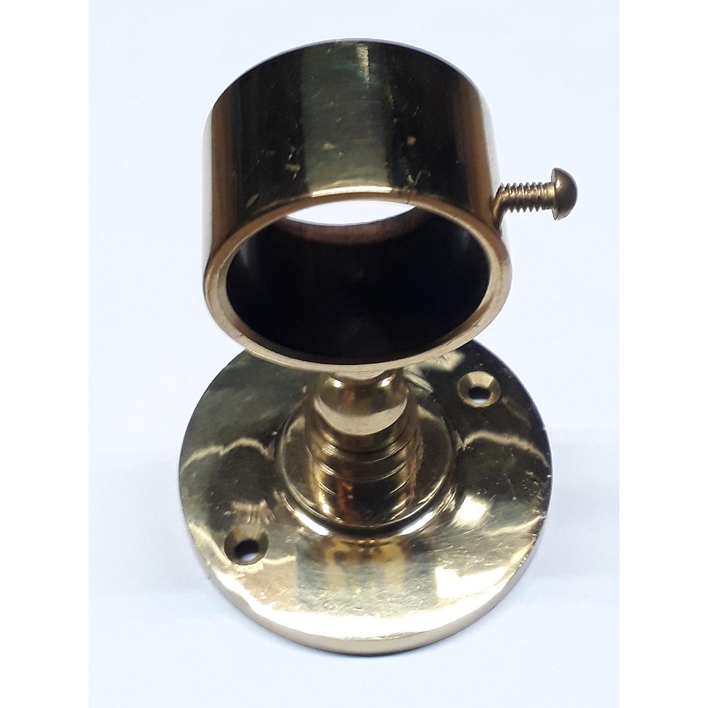 Art.4354/7419-02 Soporte 1&quot;1/4 pasante bronce pulido